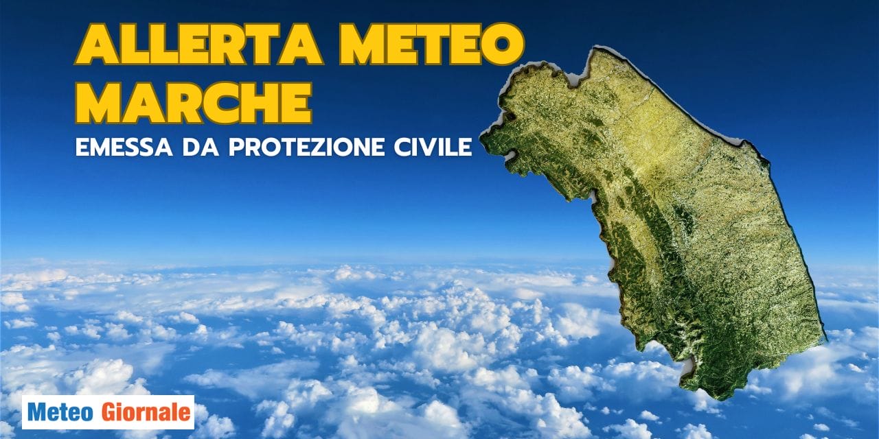 Grandine e temporali previsti nelle Marche: ecco dove e quando
