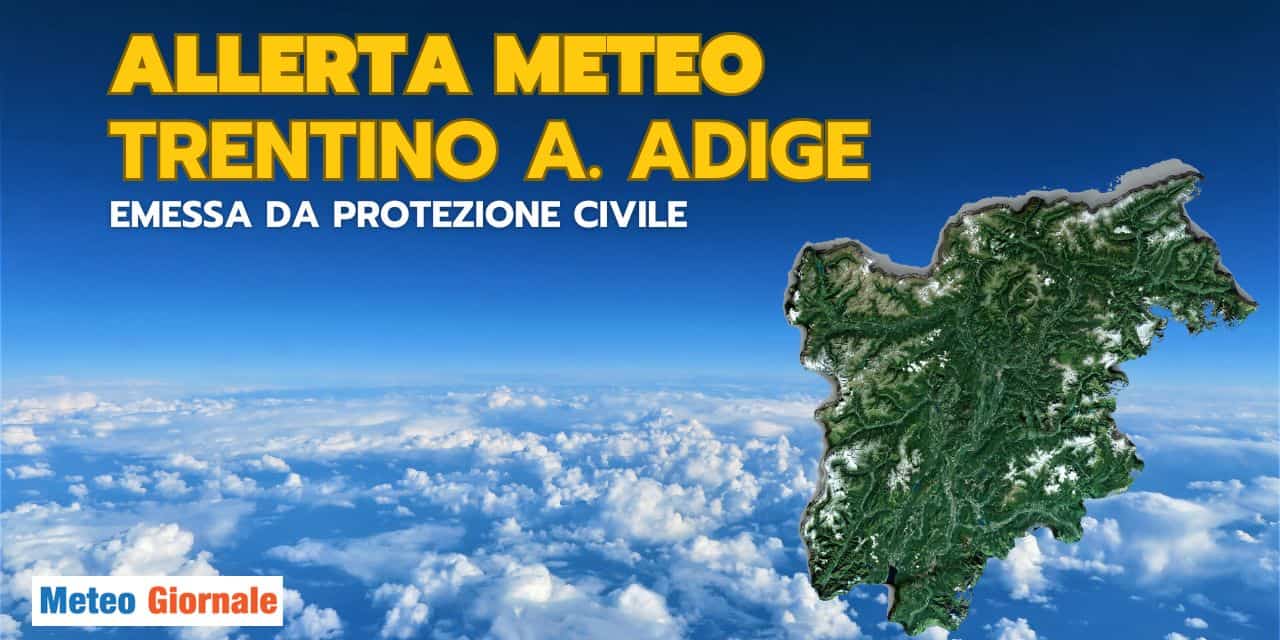 allerta meteo trentino alto adige