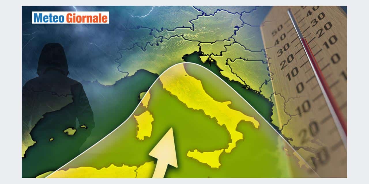 Anticiclone alternato a nuovi passaggi perturbati