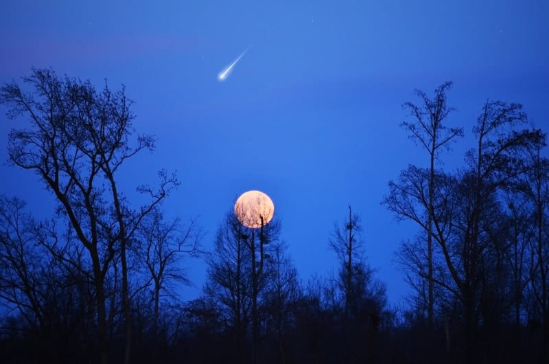 Cometa “Diavolo” 12P mostra spirale colorata mentre si avvicina al Sole prima dell’eclissi totale