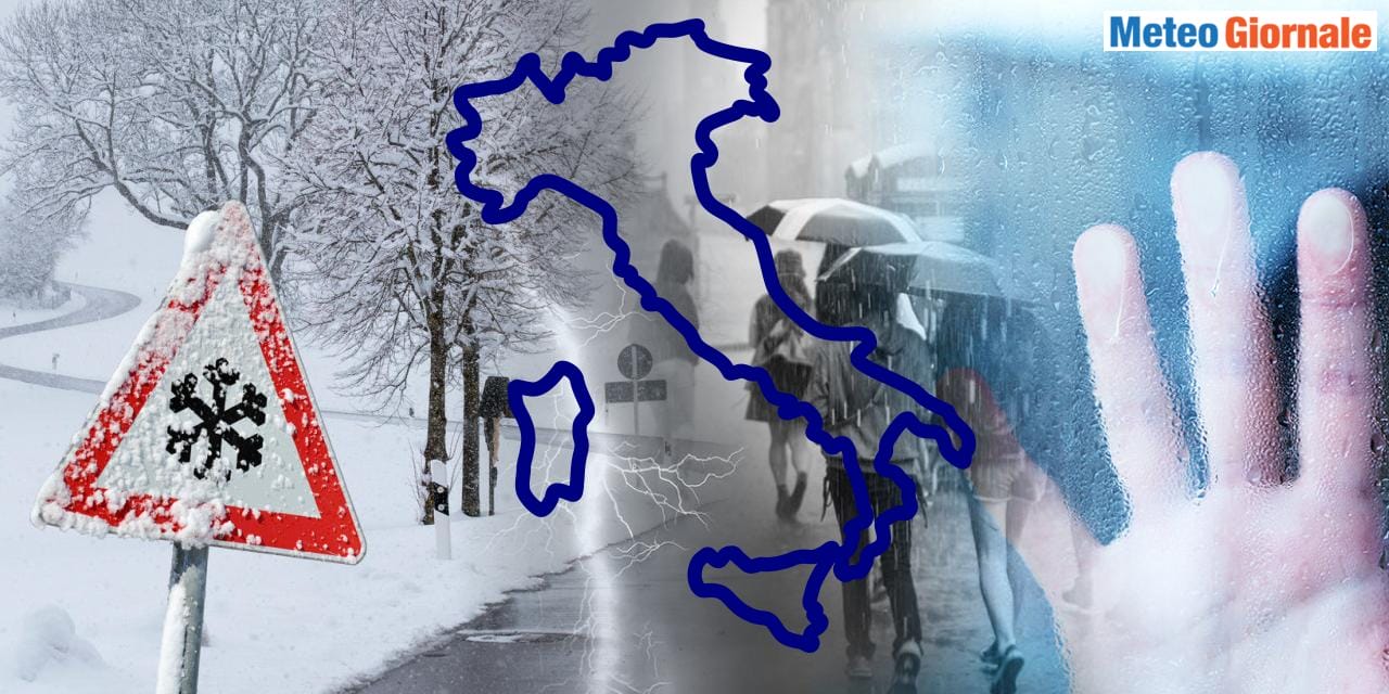 Tanta pioggia e neve nei prossimi giorni