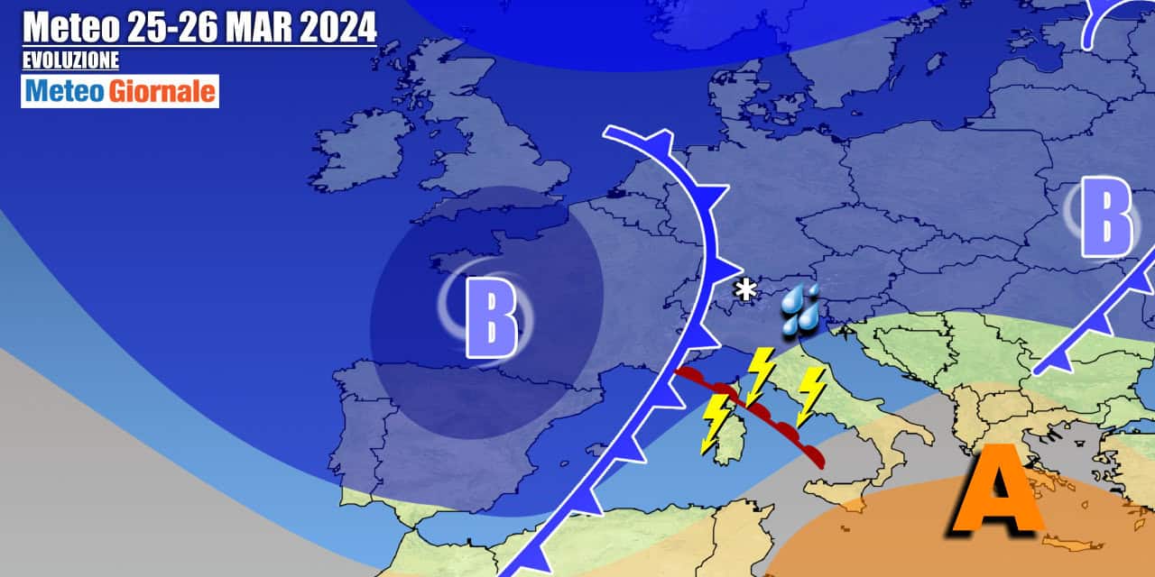 Ondata di maltempo in arrivo