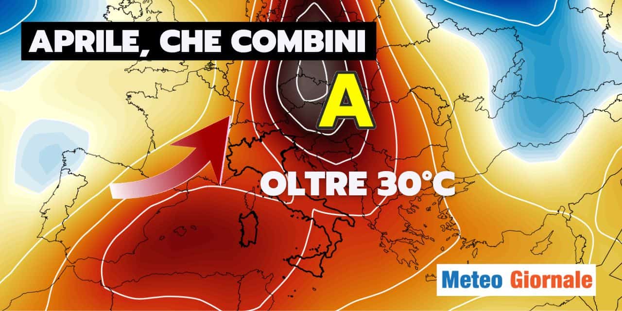 meteo caldo anomalo prossimo week end aprile
