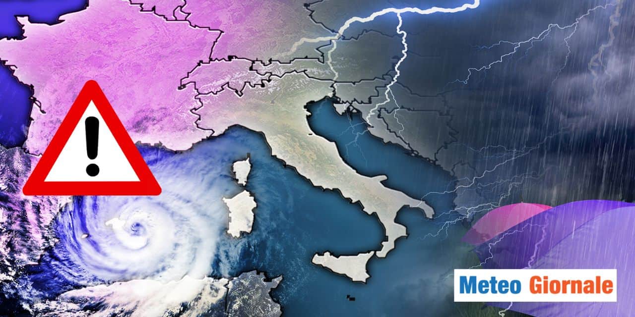 meteo ciclone in arrivo settimana santa tempesta