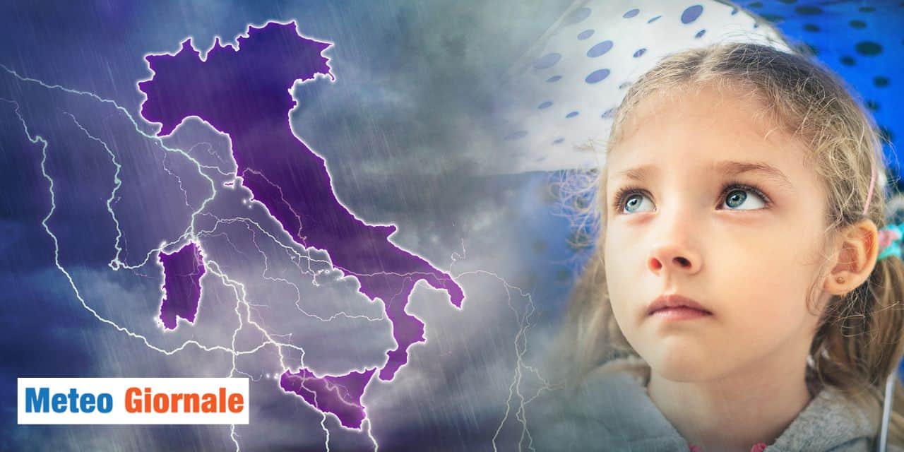 meteo equinozio con rovesci temporali
