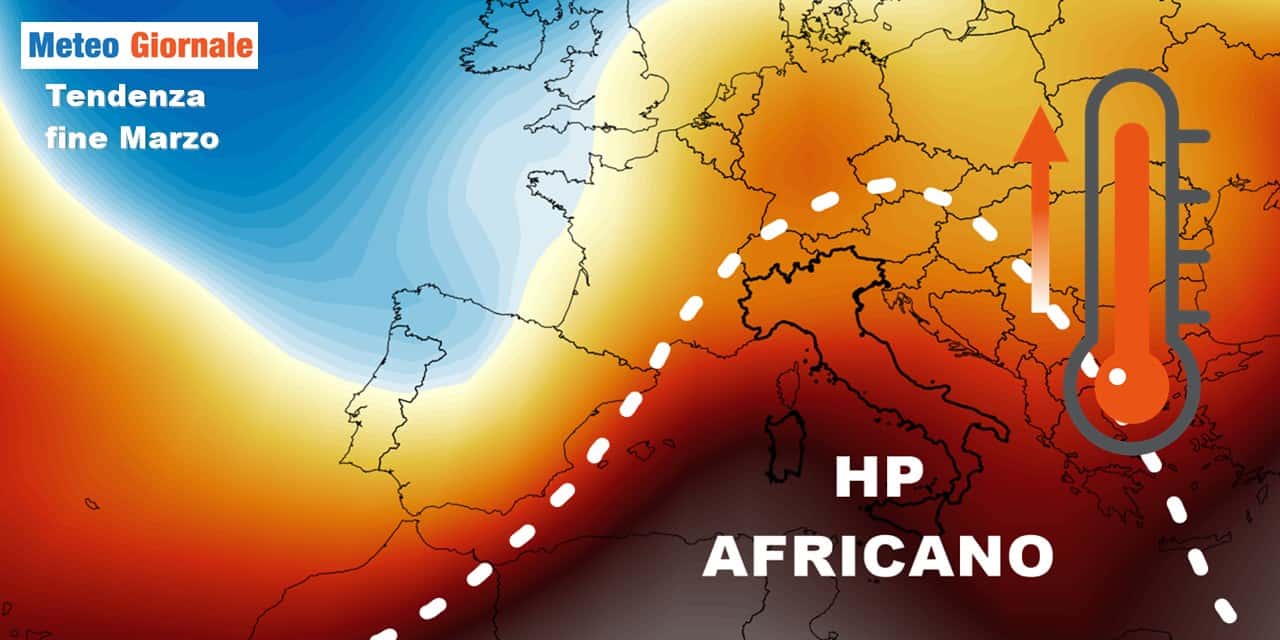 Meteo: sorpresa CALDO a fine Marzo?