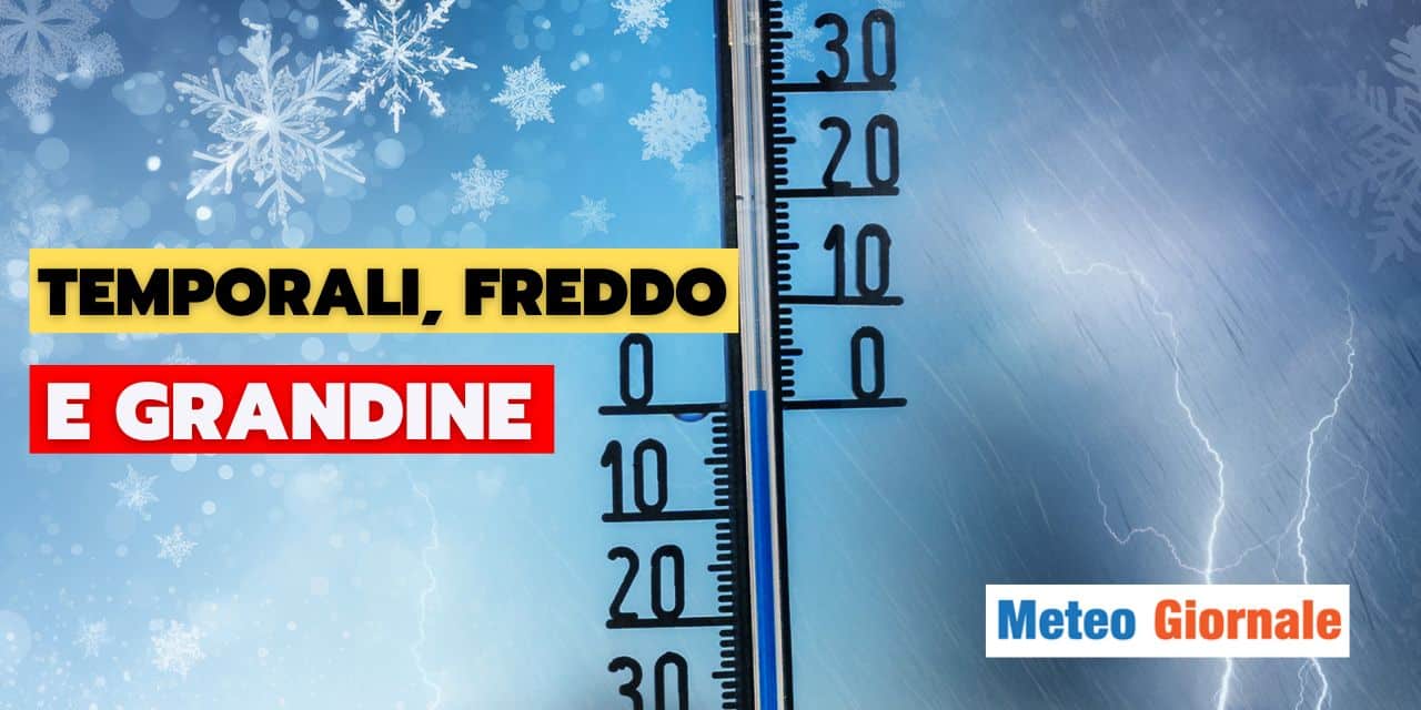 meteo freddo pioggia grandine neve domenica delle palme pasqua