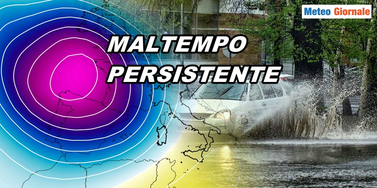 Meteo: Maltempo persistente sull’Italia sino a quando?