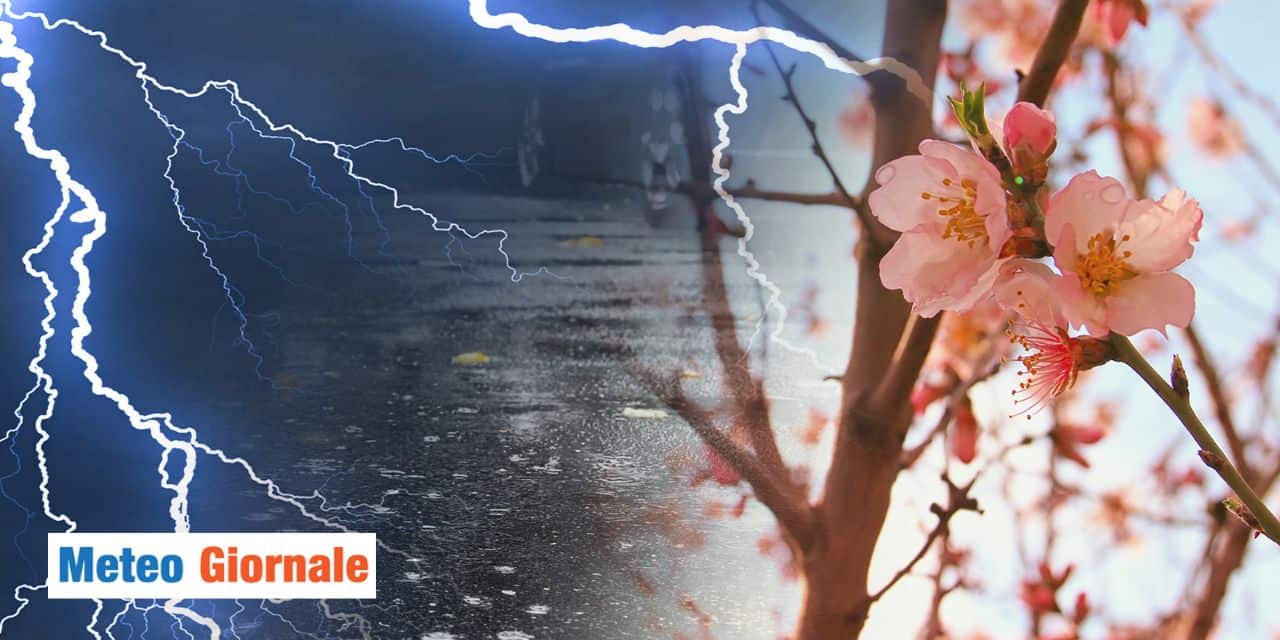 meteo piogge rovesci in arrivo prossima settimana