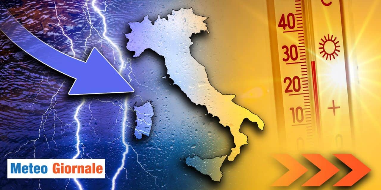 meteo prima caldo poi nubifragi