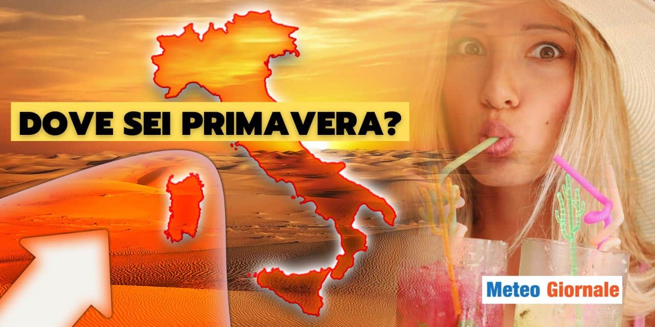 meteo primavera gia crisi nera