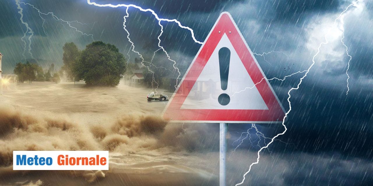 meteo rischio alluvioni italia