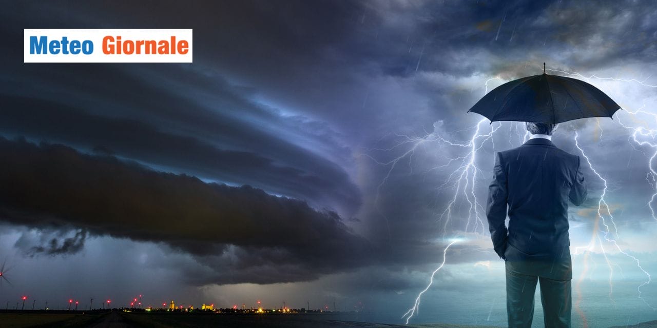 meteo rischio forti temporali domenica lunedi