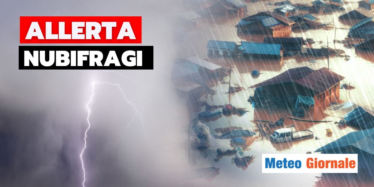 meteo rischio nubiragi maltempo