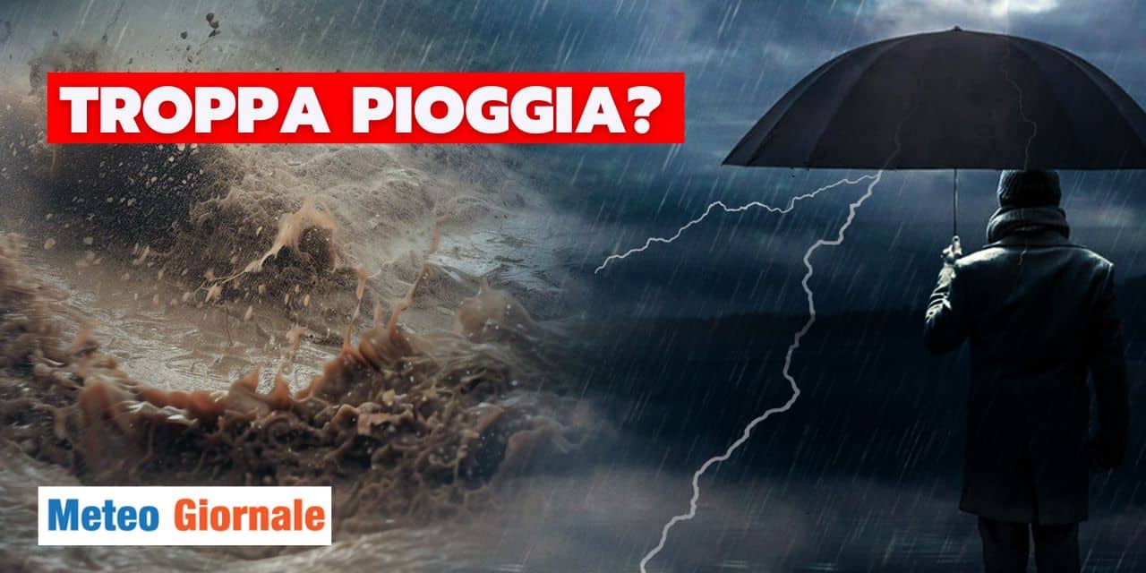 Meteo: troppa pioggia in arrivo nella settimana Santa