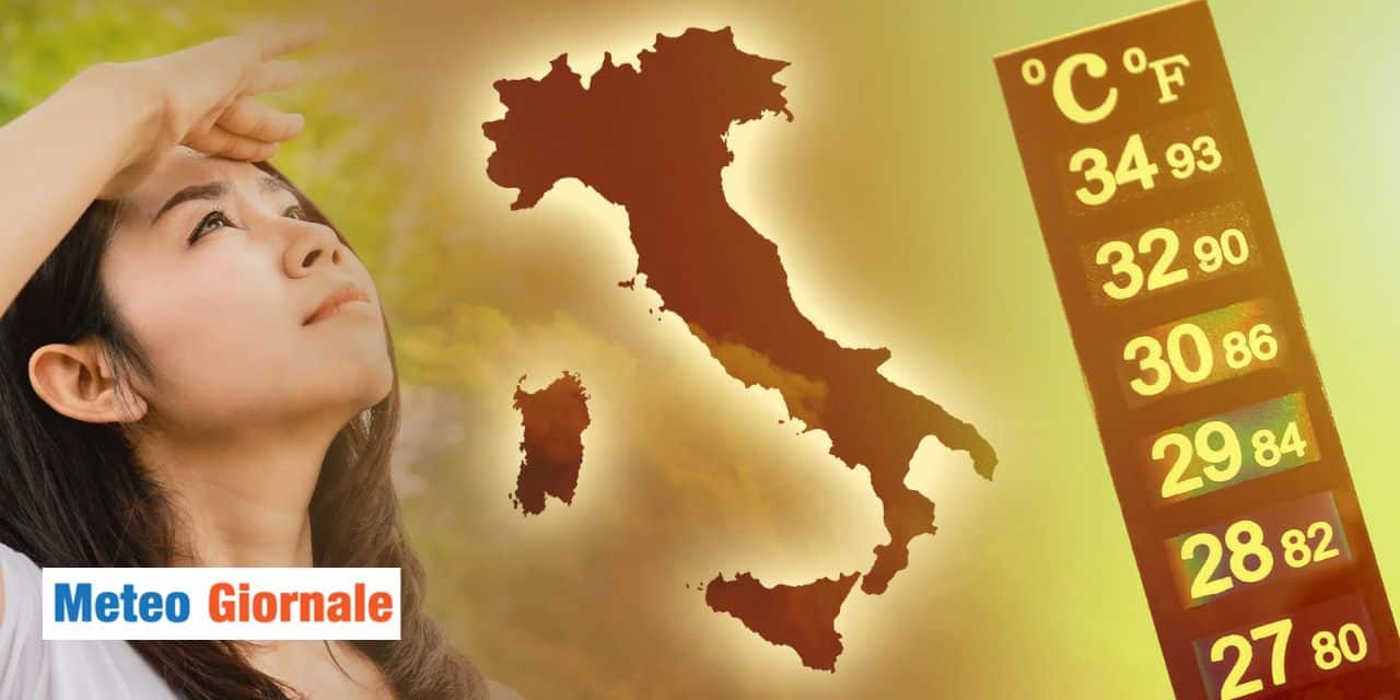 meteo torna caldo africano