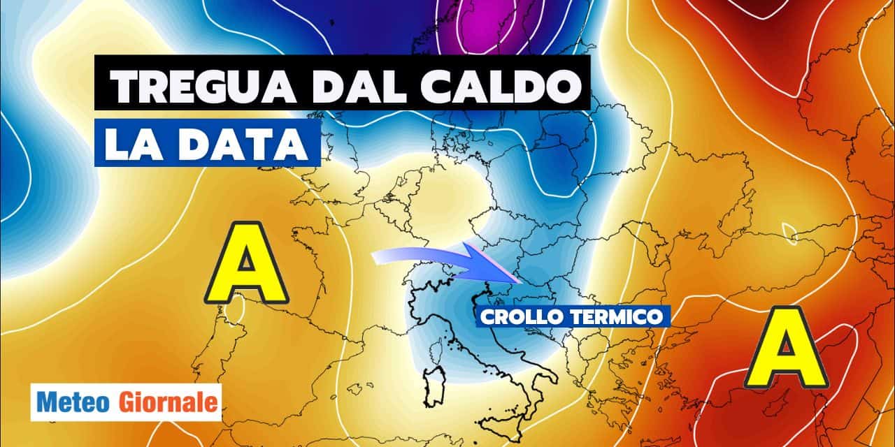 meteo tregua dal caldo per pochi giorni fresco