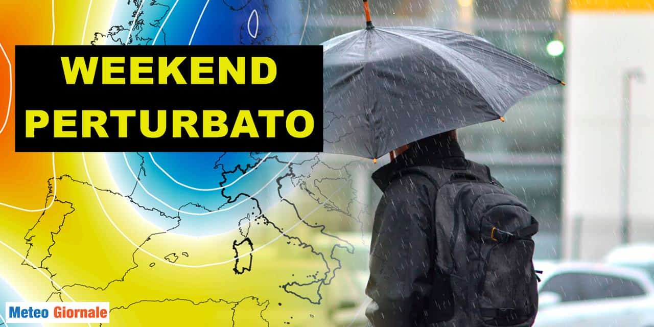 meteo weekend perturbato