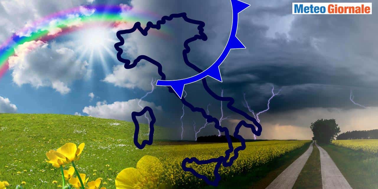Veloce perturbazione, poi di nuovo alta pressione