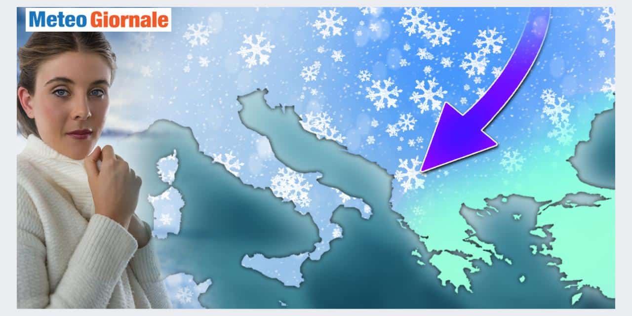 Neve fuori stagione nel periodo pasquale