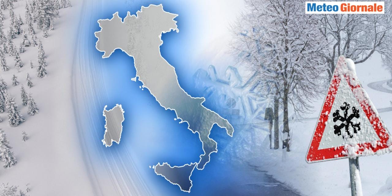 Meteo: carico impressionante di neve nel weekend, più del previsto