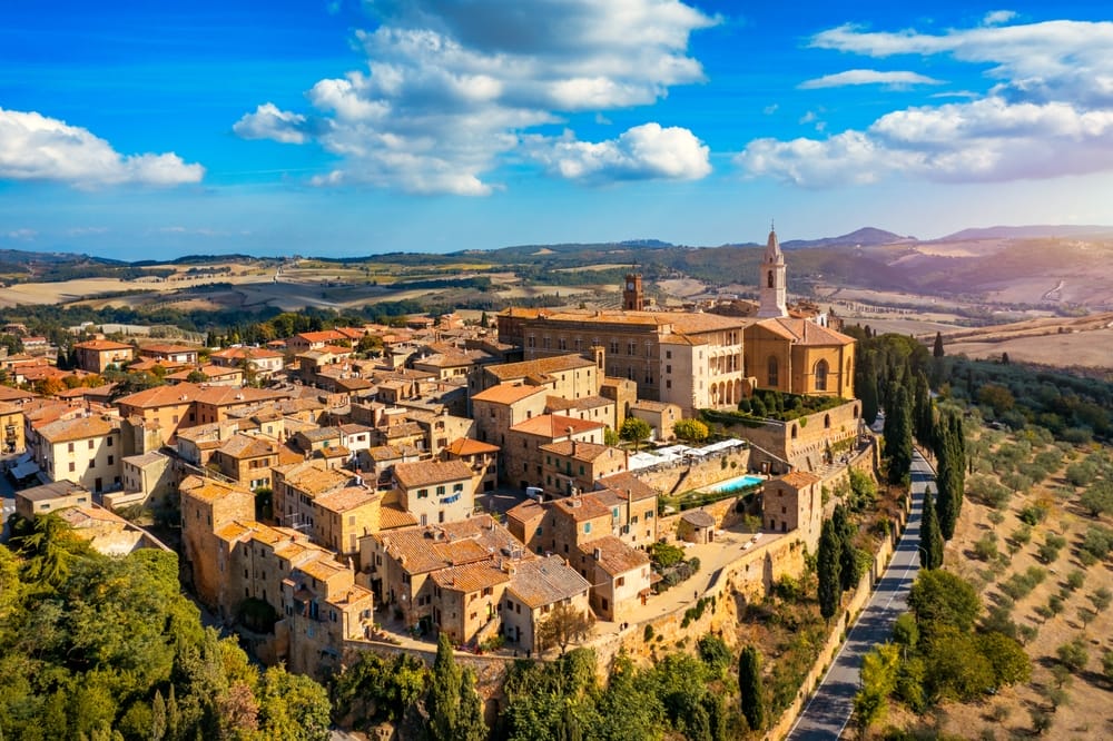 pienza siena toscana