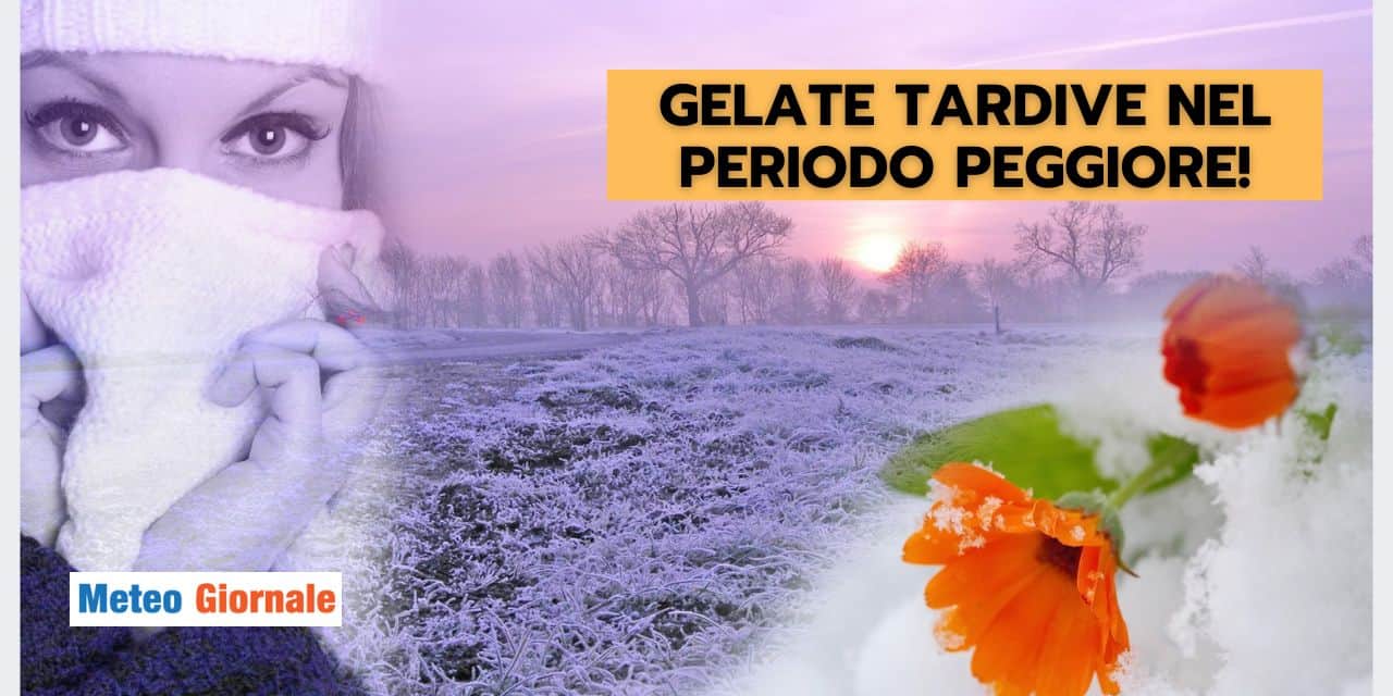 GELATE TARDIVE: un fenomeno meteo nel momento peggiore dell’anno