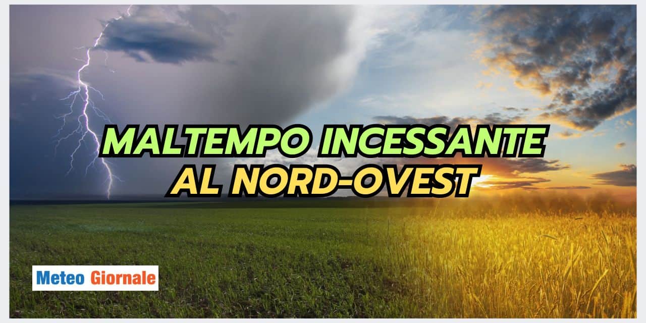 Meteo Nord-Ovest: piogge continue, ecco quando arrivano sole e caldo