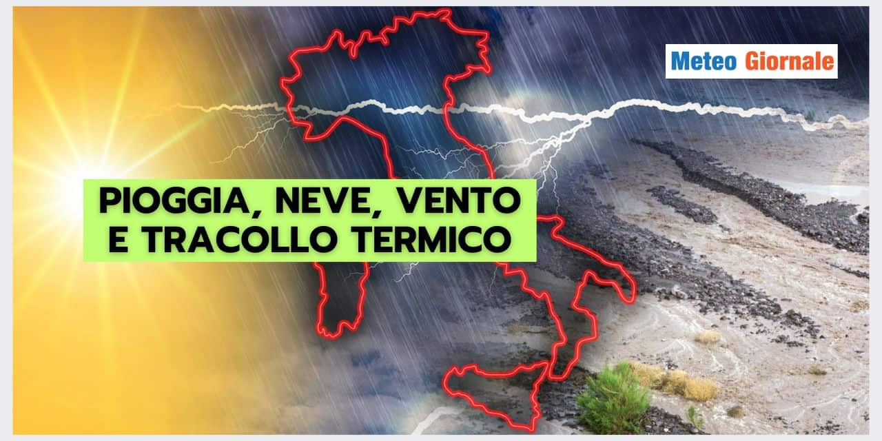 Meteo Italia: temporali, vento e freddo!