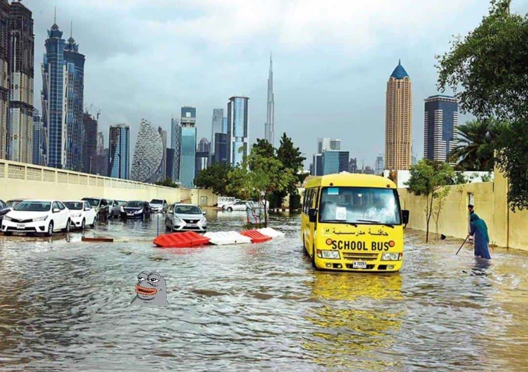 DUBAI, straordinarie piogge alluvionali. Evento storico. Colpita anche Abu Dhabi. Paralisi traffico