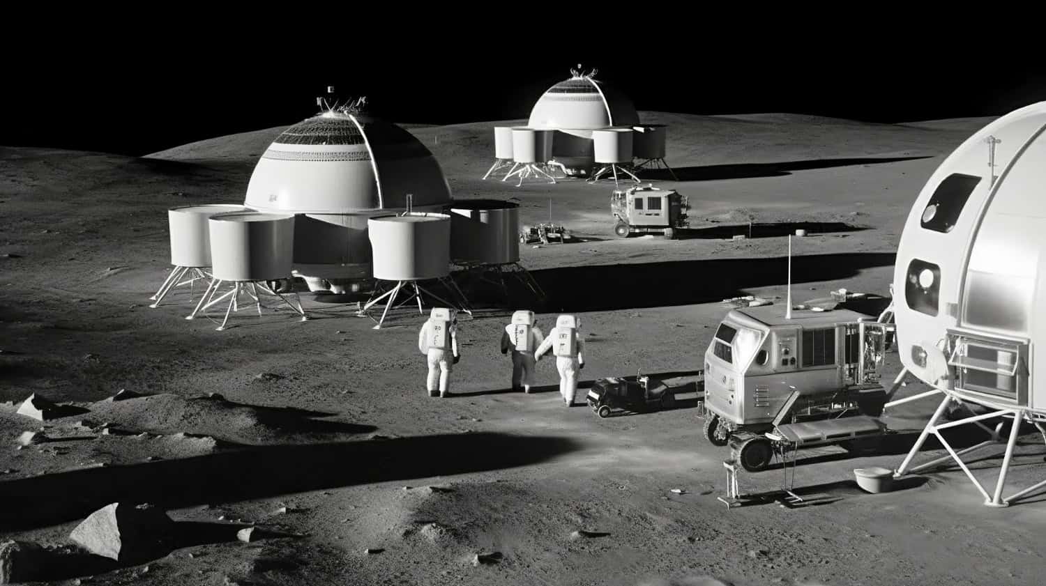 costruire sulla luna