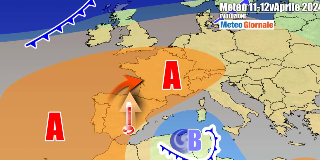 Riecco l'Anticiclone caldo per gli ultimi giorni della settimana