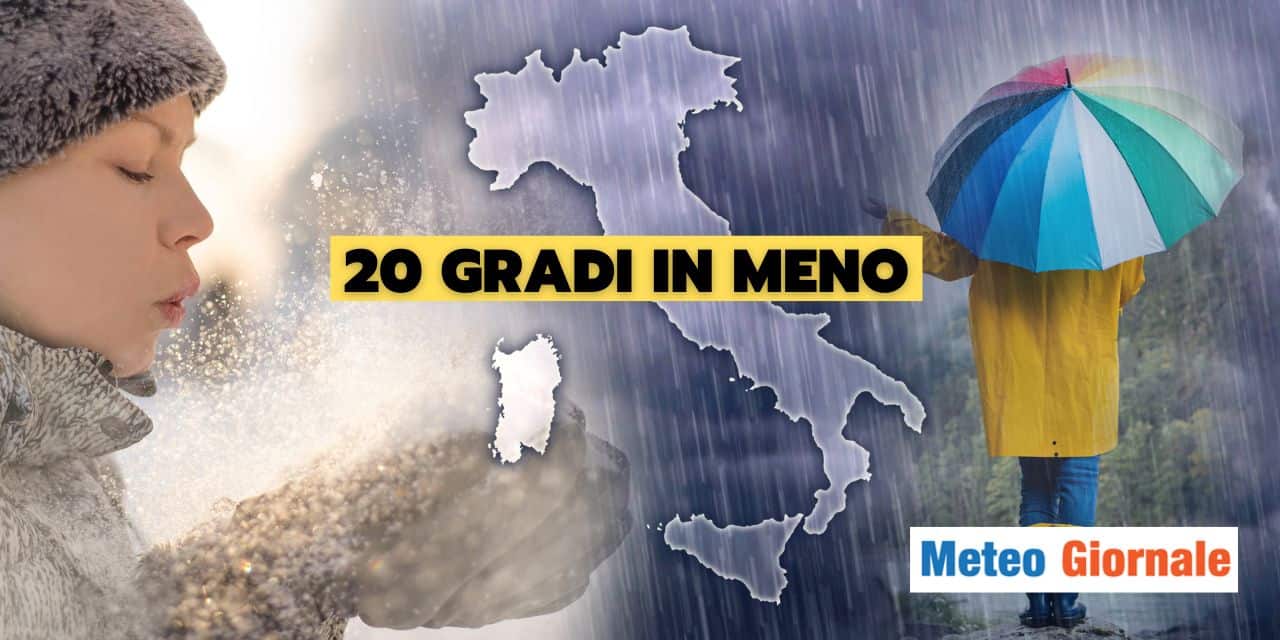Meteo: week-end shock, 20°C di differenza tra una domenica e l’altra