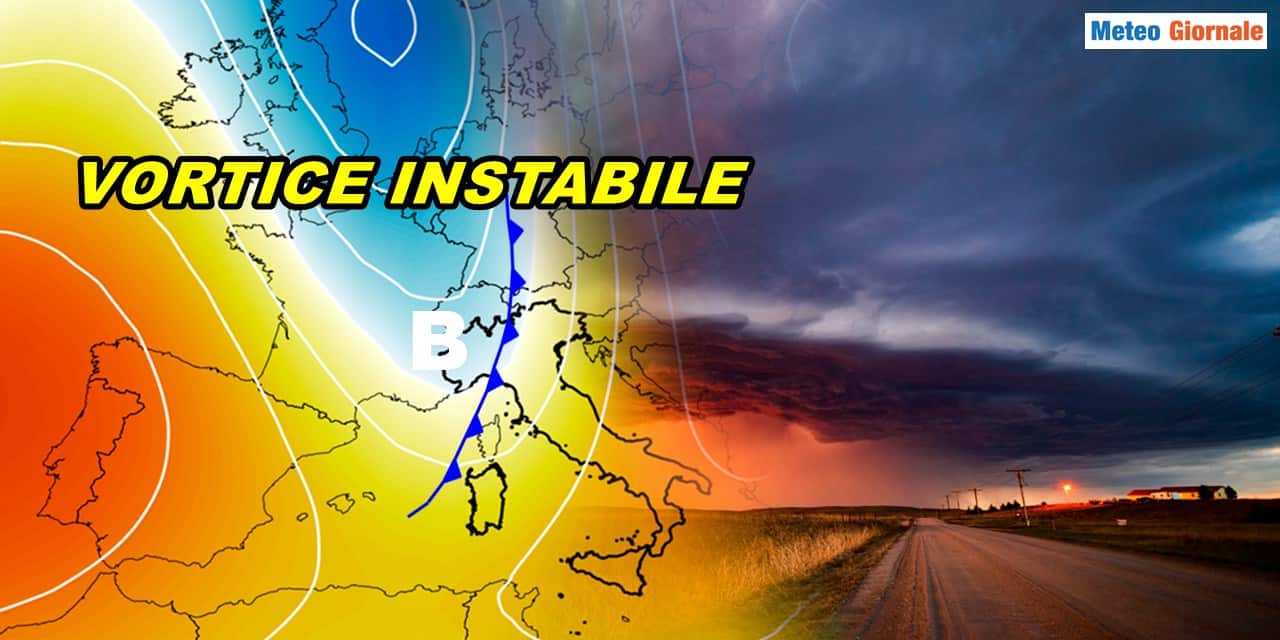 meteo anticiclone vortice instabile