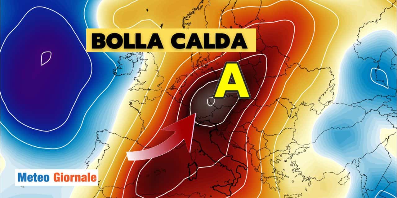 meteo bolla calda mezza europa