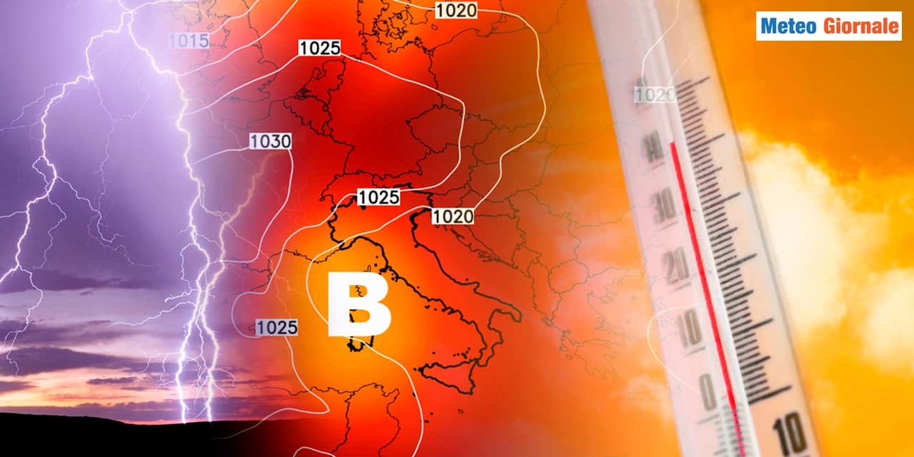 meteo caldo perturbazione