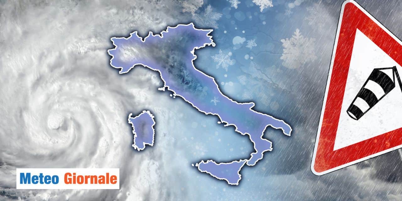 Meteo: Ciclone tra giovedì e venerdì, tra Grandine e Neve a quote basse