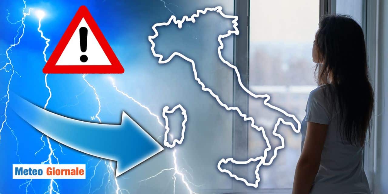 meteo ciclone in arrivo forte maltempo temporali