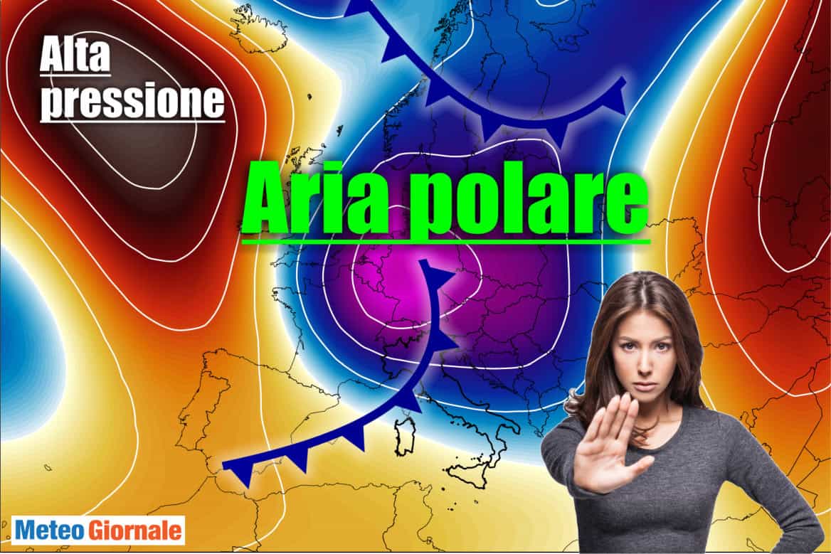 Meteo: aria Artica verso Italia, crollo termico anche di oltre 15 gradi