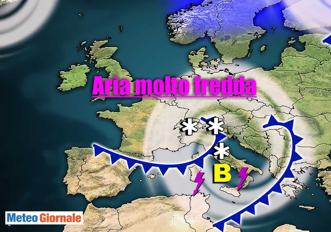 meteo con ondata di freddo 13