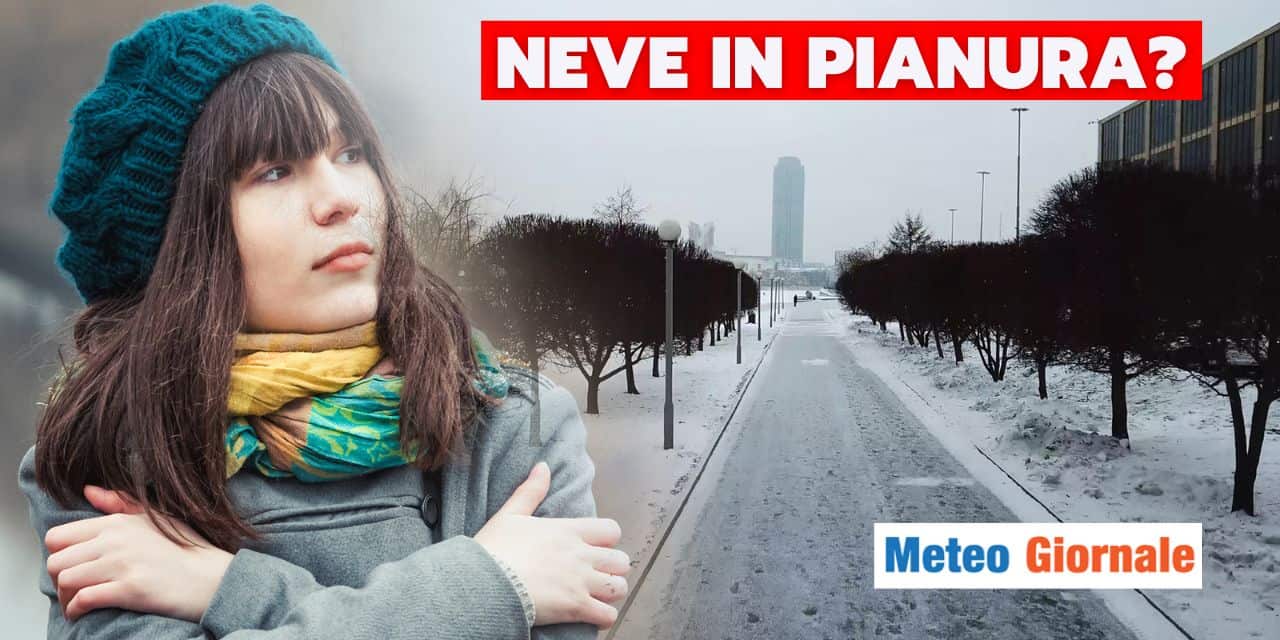 Meteo: ancor più freddo, spunta la neve in pianura