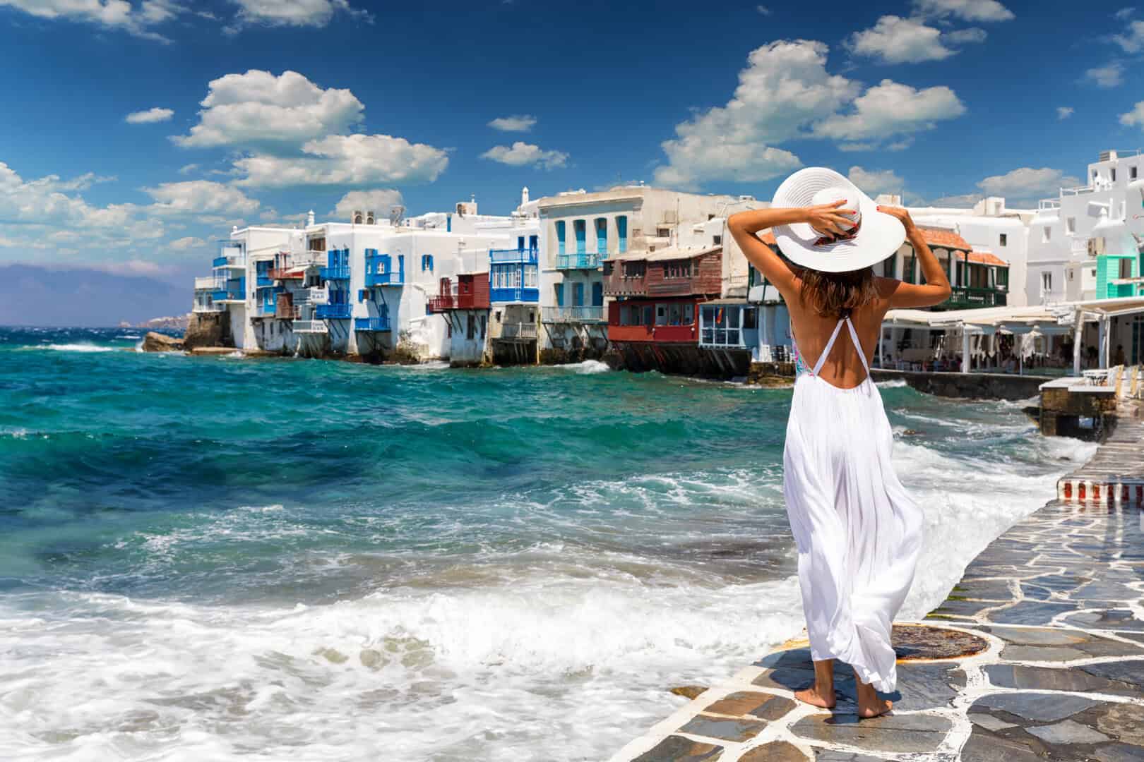 mykonos woman