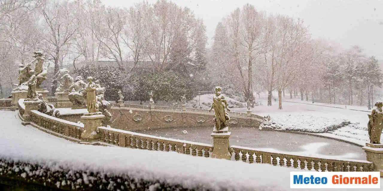 Torino sotto la neve