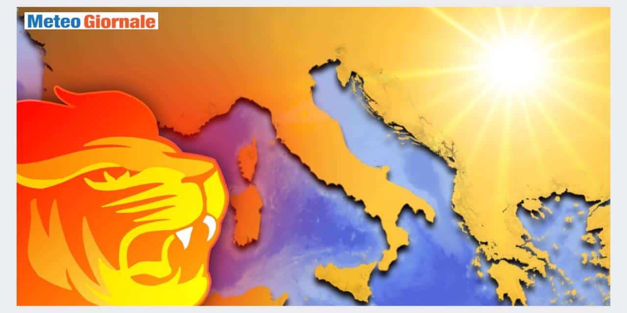Caldo non solo in Italia, ma in molte parti dell'Europa
