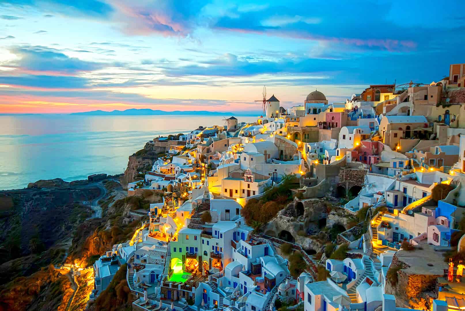 santorini tramonto 2