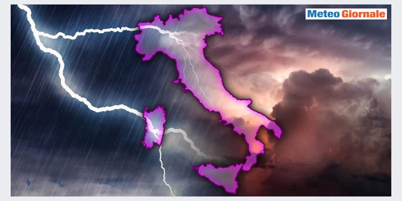Fase turbolenta con temporali