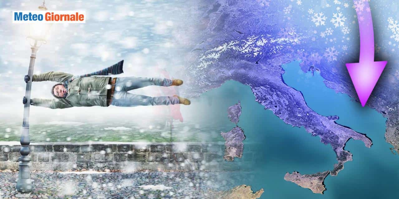 Tanto vento e freddo in arrivo