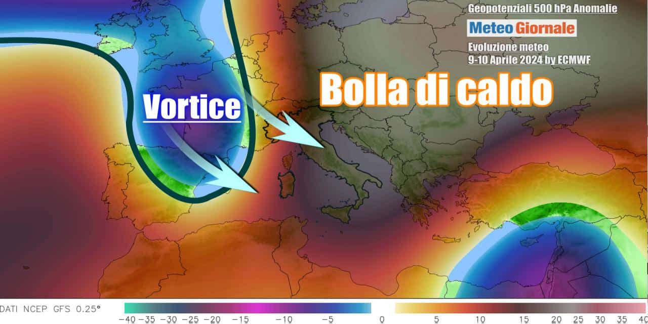 Meteo destinato a cambiare verso il 10 Aprile