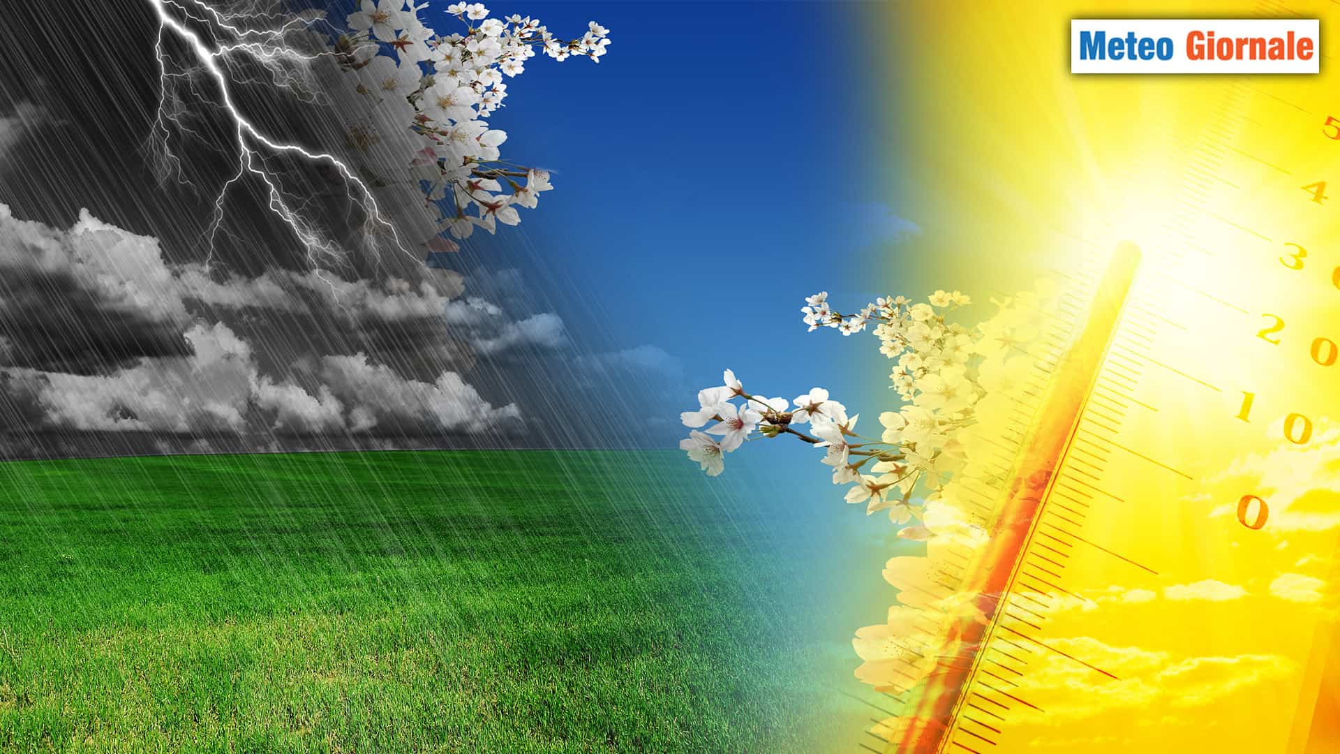 METEO 15 giorni, fase primaverile tra caldo e temporali