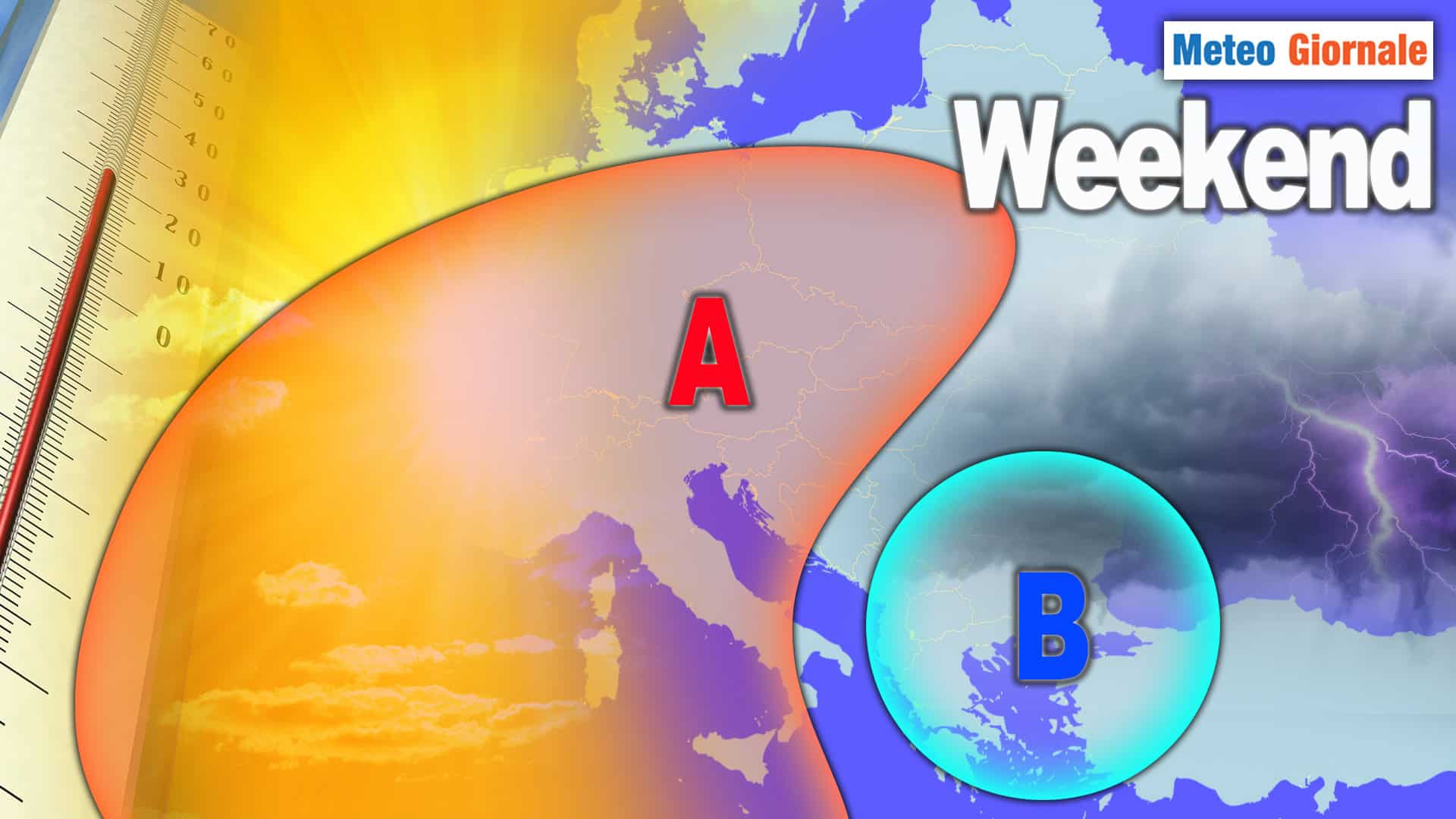 Weekend: L’anticiclone ci prova. Un po’ di sole e un po’ di Caldo